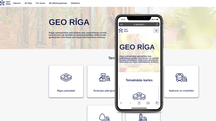 Atklāj Rīgas ģeotelpiskās informācijas platformu GEO RĪGA
