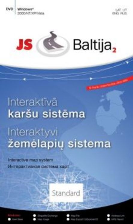 Jauna interaktīvā karšu sistēma JS Baltija 2