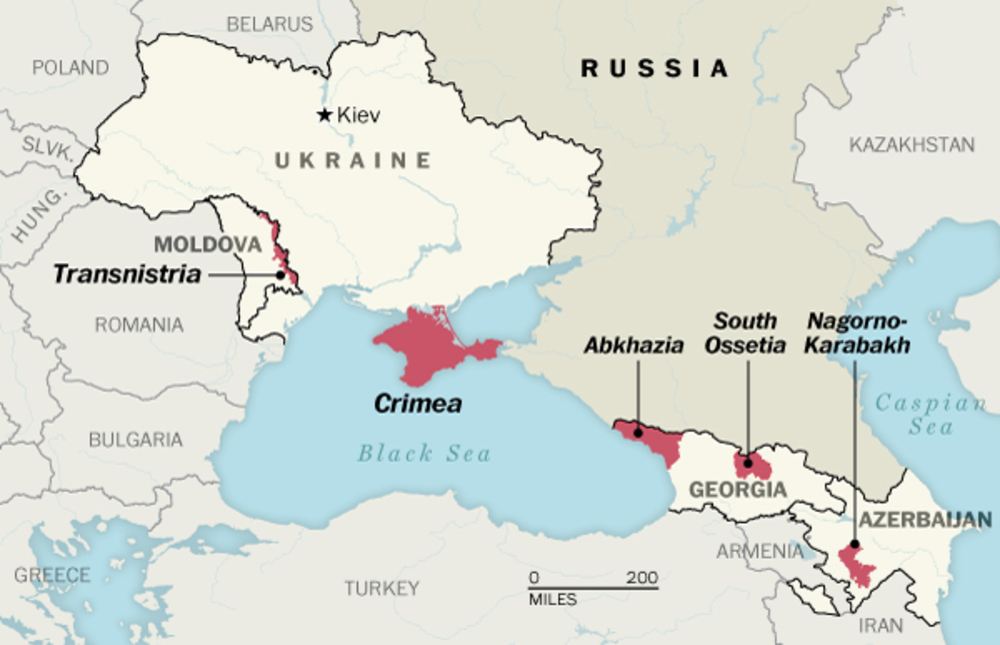 Krimas aneksija radījusi smagu dilemmu kartogrāfiem